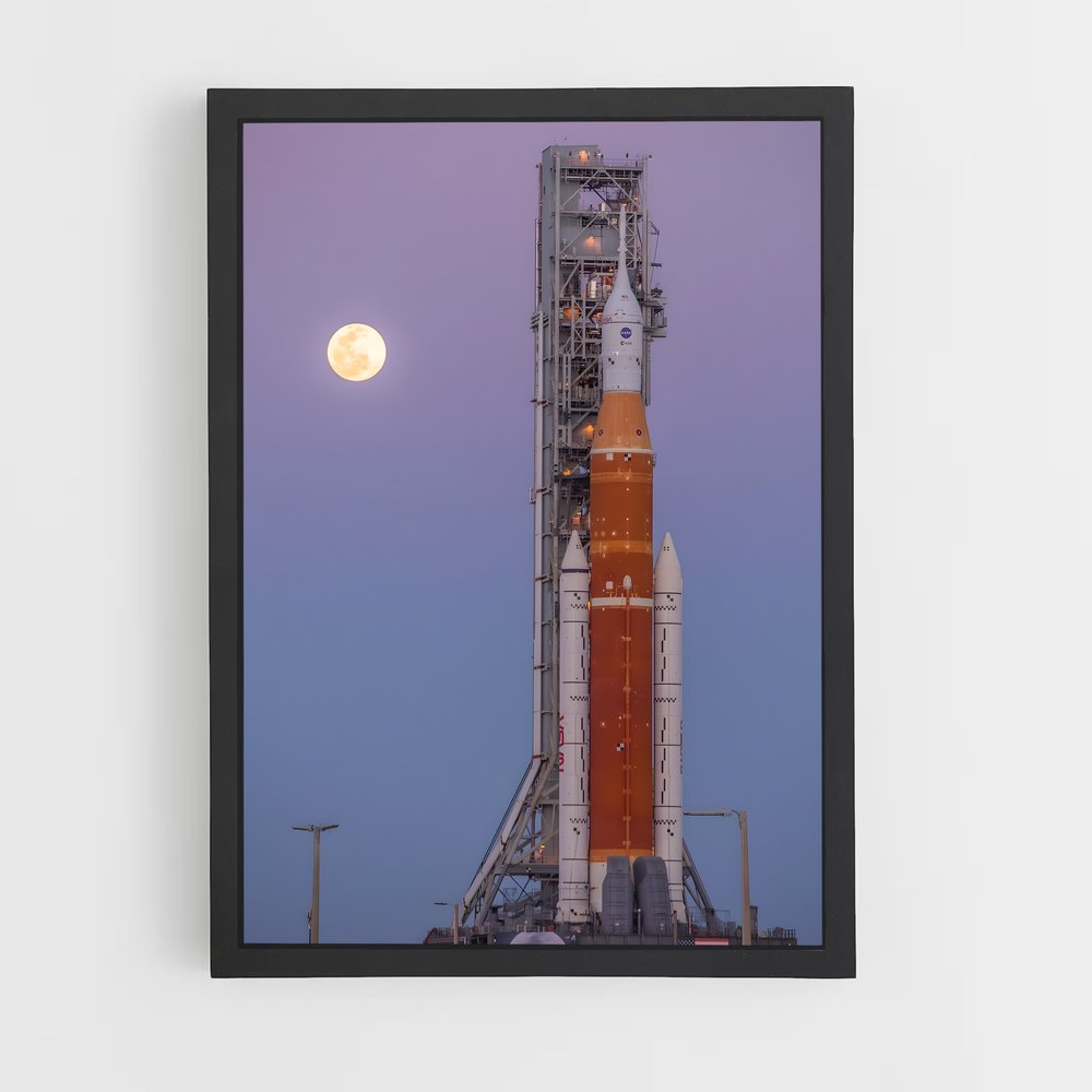 Poster exceptionnel du programme Artemis – affiche Missions spatiales (vue 2)